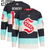 Barn Ishockey Seattle Kraken tröja Matty Beniers Adidas 2023-24 Blå Winter Classic Authentic